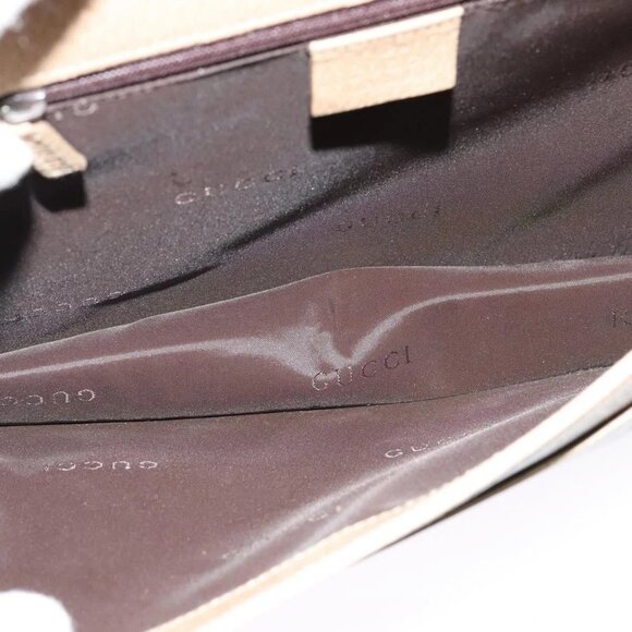 GUCCI Shoulder Bag Leather Beige 001 3299 Auth BA3111 - Picture 13 of 16